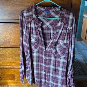 Button down blouse by democracy